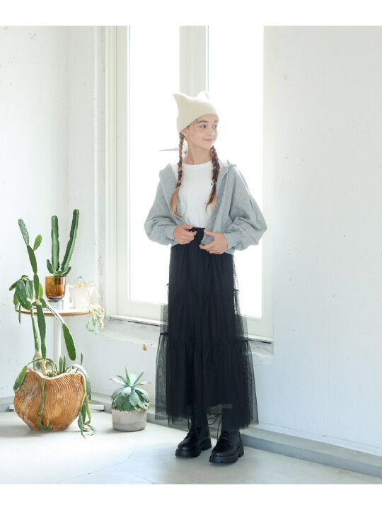 楽天市場】【SALE／50%OFF】チュールロングスカート/キッズ/140556  