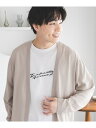 洗えるサラサラサマーカーデ/656063 GLOBAL WORK グローバルワーク トップス カーディガン グレー ブラック ブラウン …