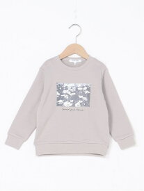 (K)GirlsグラフィックSWT GLOBAL WORK グローバルワーク トップス カットソー・Tシャツ パープル ホワイト グレー ブルー[Rakuten Fashion]