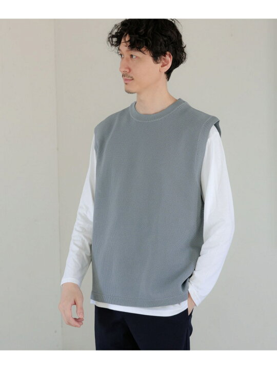 楽天市場】【SALE／50%OFF】(M)ニットベストレイヤード/LS GLOBAL WORK 