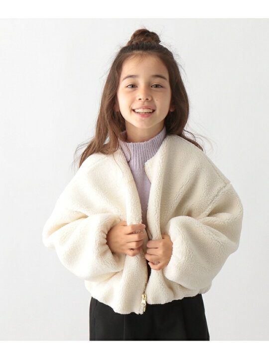 楽天市場 Sale 14 Off K アラエルボアzipブルゾン Global Work グローバルワーク コート ジャケット キッズアウター パープル ブラウン ホワイト Rba E Rakuten Fashion Global Work グローバルワーク