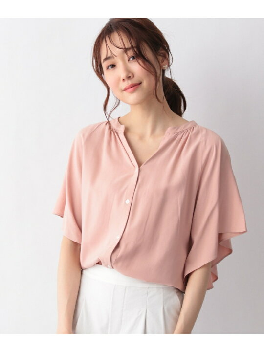 楽天市場】【SALE／34%OFF】(W)サラサラリラックスブラウスSS GLOBAL 