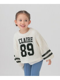 【SALE／20%OFF】メッシュニットセットプルオーバー長袖/100-120cm展開/253298 GLOBAL WORK グローバルワーク トップス ニット ホワイト【RBA_E】[Rakuten Fashion]