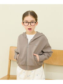 【SALE／44%OFF】ダンボールストレッチZIPパーカー/キッズ/636460 GLOBAL WORK グローバルワーク トップス スウェット・トレーナー ピンク グレー【RBA_E】[Rakuten Fashion]