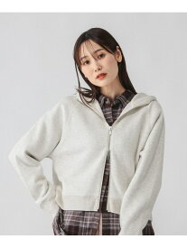 ジョーゼットダンボールZIPパーカー/一部店舗限定/1017808 GLOBAL WORK グローバルワーク トップス パーカー・フーディー ブラック グレー【送料無料】[Rakuten Fashion]