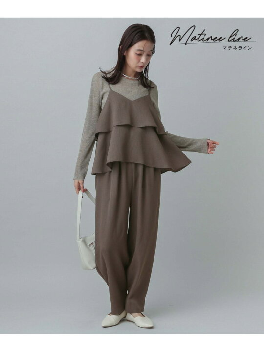 楽天市場】【SALE／40%OFF】MATINEE LINE/リネンライクサロペ/327155 