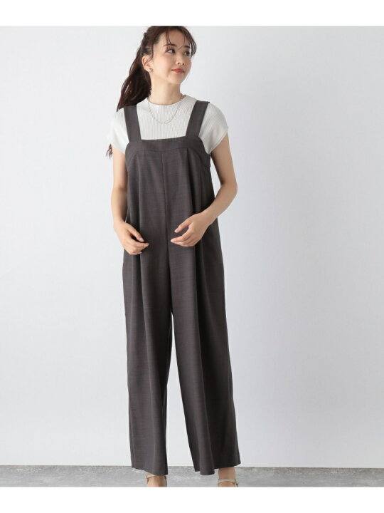 楽天市場】【SALE／50%OFF】(W)リネンライク/サロペット+D GLOBAL WORK 