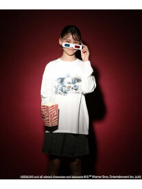 ヘビロッTEE/ムービー長袖/キッズ/587895 GLOBAL WORK グローバルワーク トップス カットソー・Tシャツ グレー ブラック ホワイト[Rakuten Fashion]