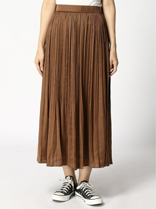 楽天市場】【SALE／22%OFF】(W)サテンランダムプリーツSK GLOBAL WORK 