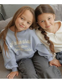 乾きやすいモチーフスウェット/キッズ/598204 GLOBAL WORK グローバルワーク トップス スウェット・トレーナー グレー ホワイト ブルー[Rakuten Fashion]