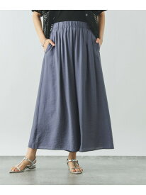 【SALE／30%OFF】ギャザーフレアワイドパンツ/575808 GLOBAL WORK グローバルワーク パンツ その他のパンツ ブラウン ブラック ブルー【RBA_E】[Rakuten Fashion]