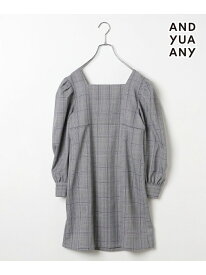 【SALE／70%OFF】(K)カタパフミニOP/A AND YUA ANY グローバルワーク ワンピース・ドレス ワンピース グレー ネイビー【RBA_E】[Rakuten Fashion]