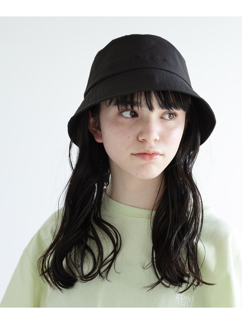 (K)ハッスイロゴバケハ A GLOBAL WORK グローバルワーク 帽子 ハット ブラック[Rakuten Fashion]