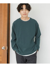 【SALE／50%OFF】クリーンミラノリブレイヤード/147170 GLOBAL WORK グローバルワーク トップス カットソー・Tシャツ グリーン ブルー ブラウン ネイビー【RBA_E】[Rakuten Fashion]