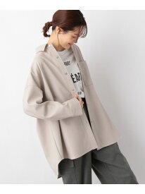 【SALE／30%OFF】(W)エコレザーシャツJK GLOBAL WORK グローバルワーク トップス シャツ・ブラウス グレー ブラウン【RBA_E】【送料無料】[Rakuten Fashion]