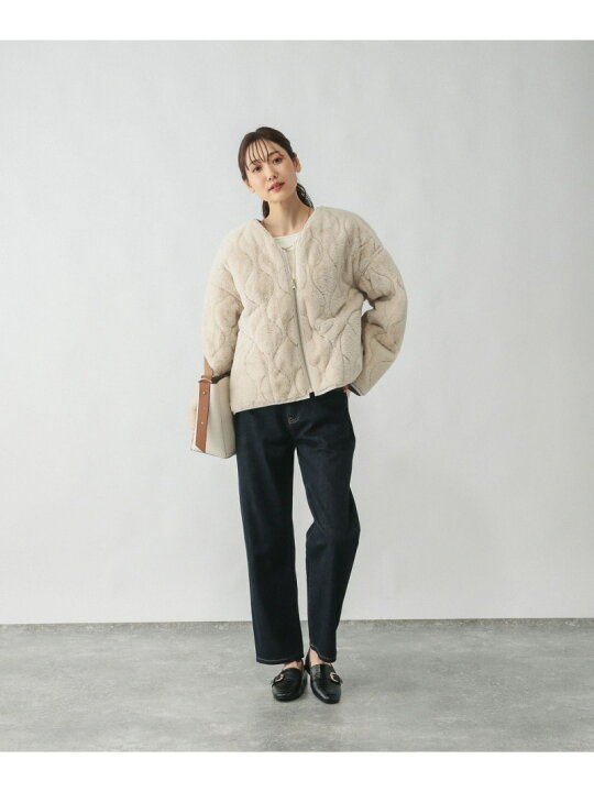 楽天市場】【SALE／20%OFF】リバーシブルファーキルトブルゾン/494074 