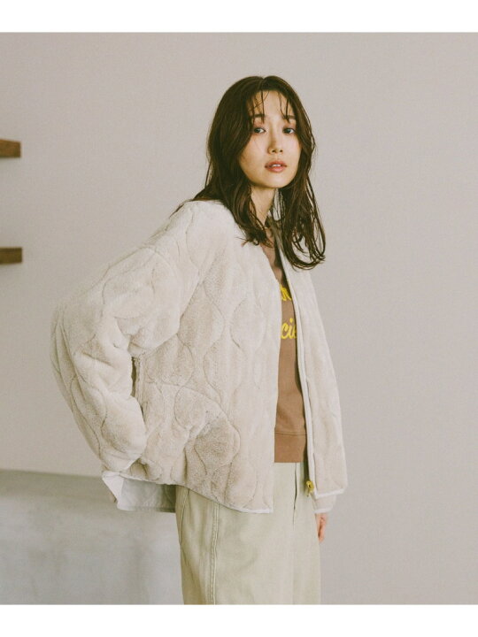 楽天市場】【SALE／20%OFF】リバーシブルファーキルトブルゾン/494074 