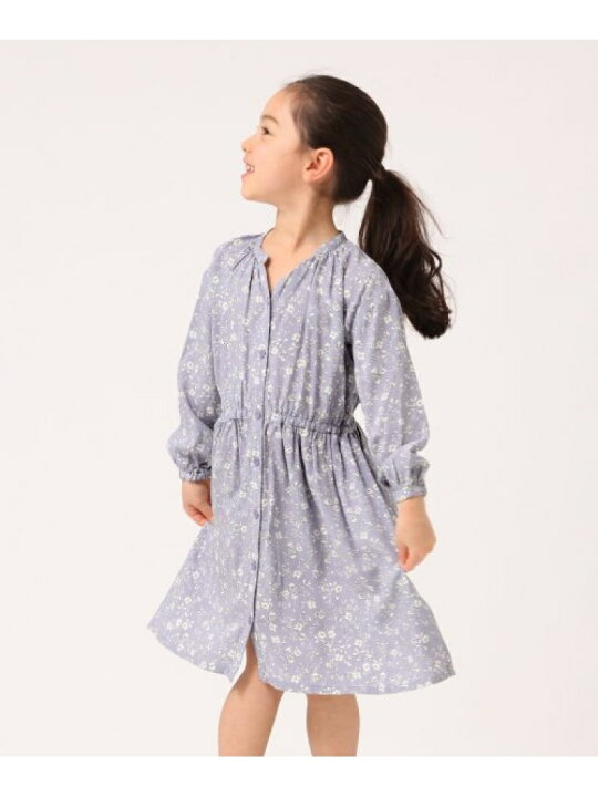 楽天市場 Sale 55 Off K サラサラハナガラワンピ Ls Global Work グローバルワーク ワンピース キッズワンピース ブラック ブルー Rba E Rakuten Fashion Global Work グローバルワーク