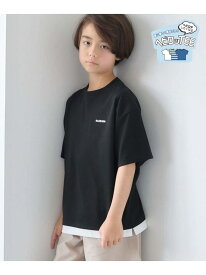 ヘビロッTEEレイヤード半袖/キッズ/976048 GLOBAL WORK グローバルワーク トップス カットソー・Tシャツ ブルー レッド ブラック グリーン[Rakuten Fashion]