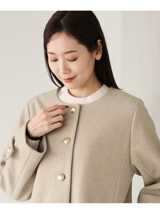 楽天市場】【SALE／70%OFF】軽やかストレッチクルーコート/115509 