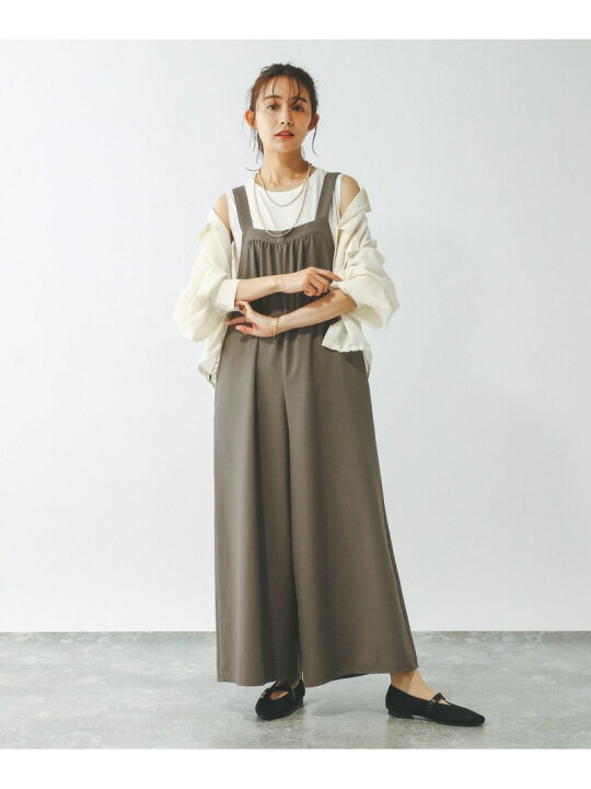 楽天市場】【SALE／50%OFF】イージーケアワイドサロペ/323347 GLOBAL 