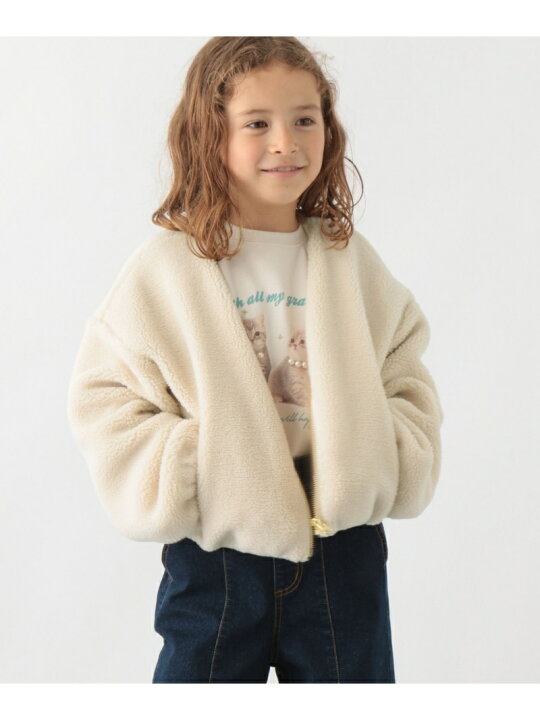 楽天市場】【SALE／60%OFF】フワモコボアZIPブルゾン/キッズ GLOBAL 