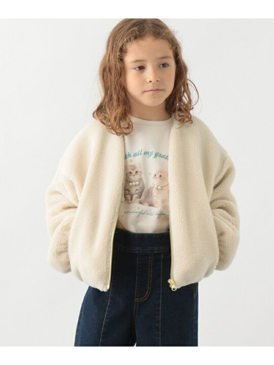 楽天市場】【SALE／60%OFF】フワモコボアZIPブルゾン/キッズ GLOBAL  