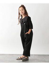 【SALE／42%OFF】(K)デニムオーバーオール GLOBAL WORK グローバルワーク パンツ その他のパンツ ブラック ネイビー【RBA_E】[Rakuten Fashion]