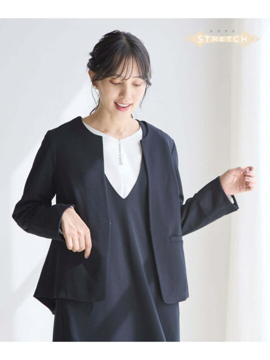 楽天市場】【SALE／70%OFF】スゴラクストレッチカットノーカラー 