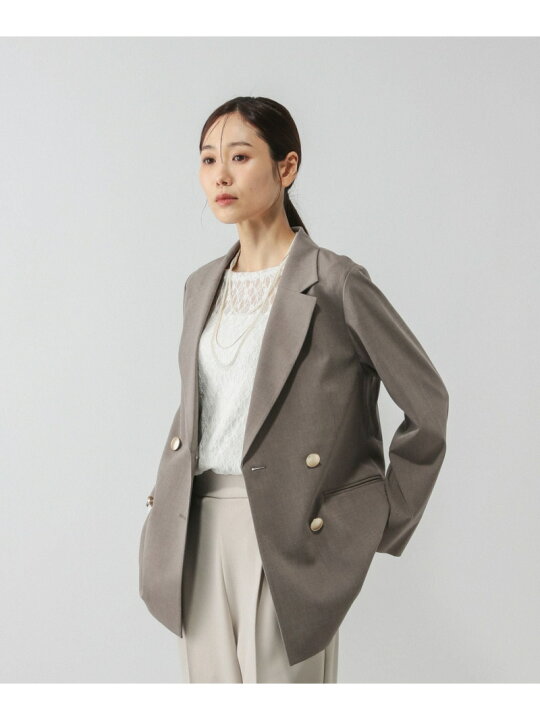 楽天市場】【SALE／50%OFF】ウツクシルエットダブルジャケット/581025 