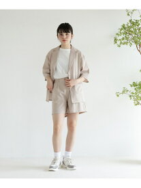 【SALE／10%OFF】(K)オトナミエセットアップSS/A GLOBAL WORK グローバルワーク トップス シャツ・ブラウス ブラウン ベージュ【RBA_E】【送料無料】[Rakuten Fashion]