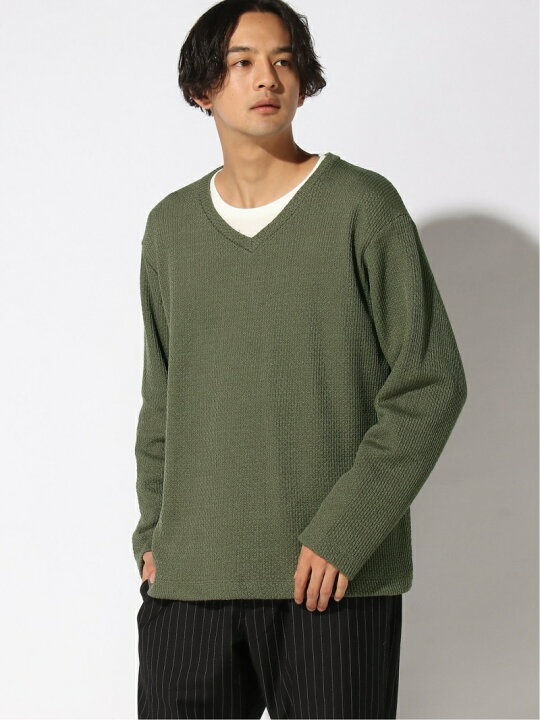 楽天市場】【SALE／60%OFF】(M)メランジニットソーレイヤード GLOBAL 