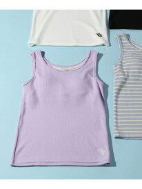 【SALE／50%OFF】コットンキャンディ*DRYカップ付きタンク/キッズ/321461 GLOBAL WORK グローバルワーク トップス ノースリーブ・タンクトップ パープル ホワイト ブラック【RBA_E】[Rakuten Fashion]