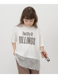 RICH COOLレースロゴプルオーバー/キッズ/802084 GLOBAL WORK グローバルワーク トップス カットソー・Tシャツ ホワイト ブラック[Rakuten Fashion]