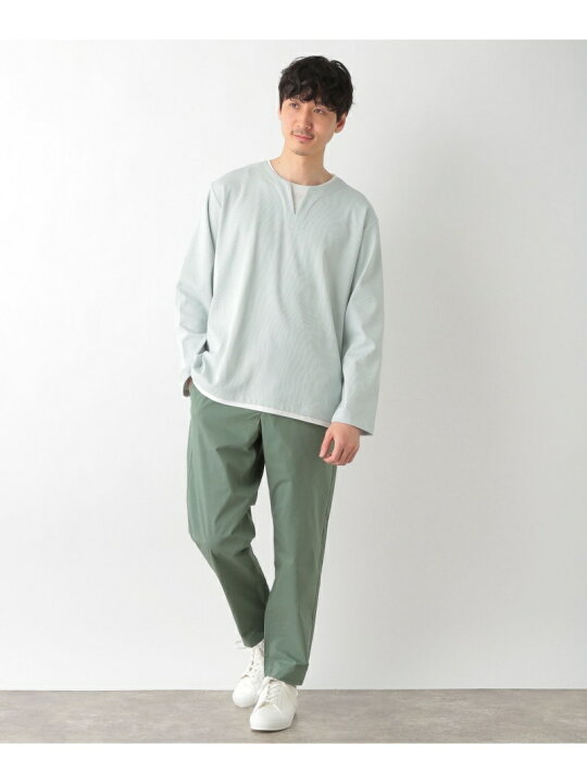 楽天市場 Sale 25 Off M キーネックレイヤードt Ls Global Work グローバルワーク カットソー Tシャツ ネイビー ベージュ グレー グリーン Rba E Rakuten Fashion Global Work グローバルワーク