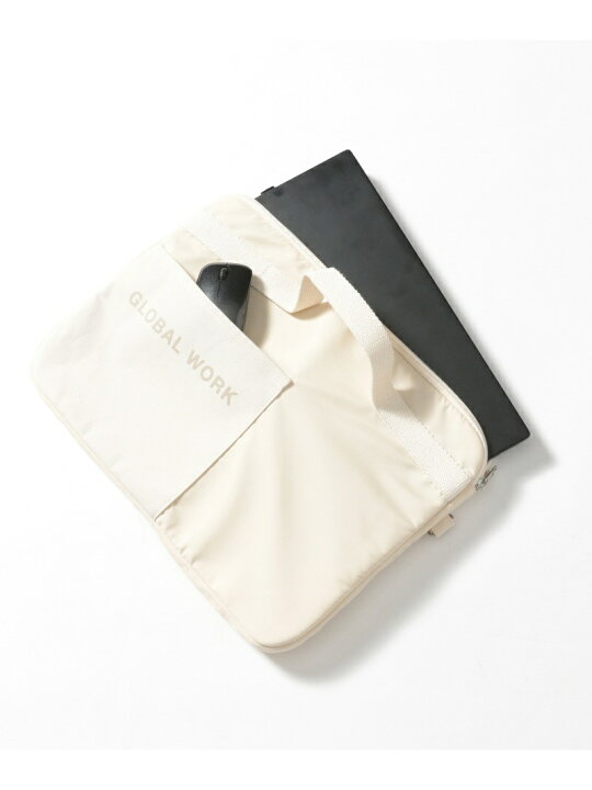 楽天市場 Sale Off Mystyle Pcケース Global Work グローバルワーク バッグ バッグその他 ホワイト ブラック グリーン Rba E Rakuten Fashion Global Work グローバルワーク