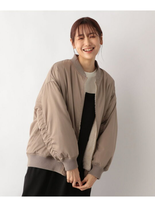 楽天市場】【SALE／20%OFF】(W)リバーシブルMA-1/ファー GLOBAL WORK 