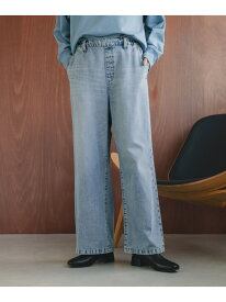 GOODデニムイージーパンツ/498394 GLOBAL WORK グローバルワーク パンツ ジーンズ・デニムパンツ ブラック ブルー ネイビー【送料無料】[Rakuten Fashion]