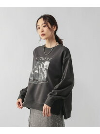 【SALE／40%OFF】乾きやすいスウェットプリント長袖/580975 GLOBAL WORK グローバルワーク トップス スウェット・トレーナー ホワイト ネイビー イエロー ブラック グレー ブラウン【RBA_E】[Rakuten Fashion]