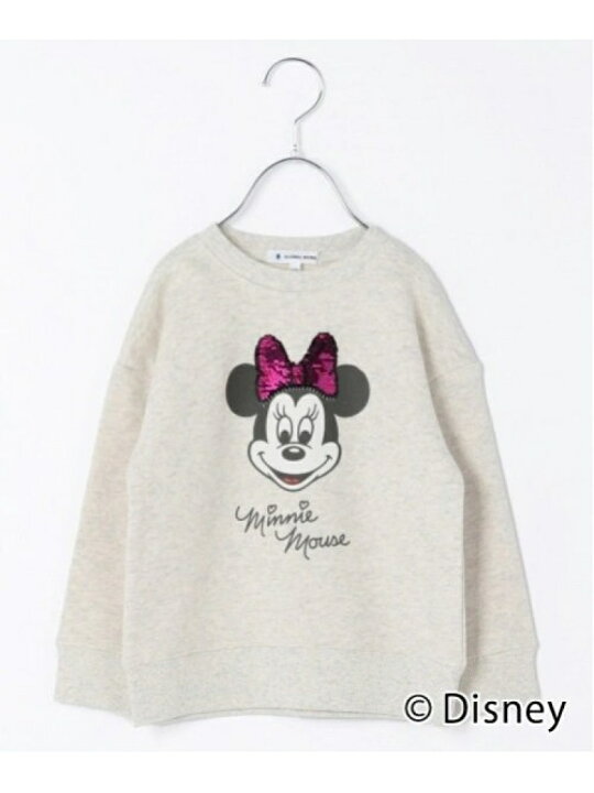 楽天市場 K Disney クルースウェット Global Work グローバルワーク カットソー キッズカットソー ベージュ グレー パープル ブラック Rakuten Fashion Global Work グローバルワーク