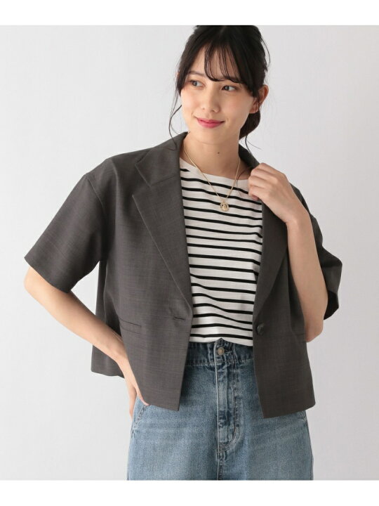 楽天市場】【SALE／50%OFF】(W)リネンライク/ショートJK+D GLOBAL WORK 
