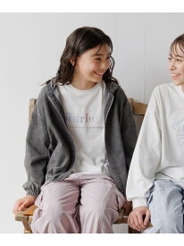 【SALE／50%OFF】ズットパットデニムパーカー/キッズ/576678 GLOBAL WORK グローバルワーク トップス スウェット・トレーナー ブラック【RBA_E】[Rakuten Fashion]