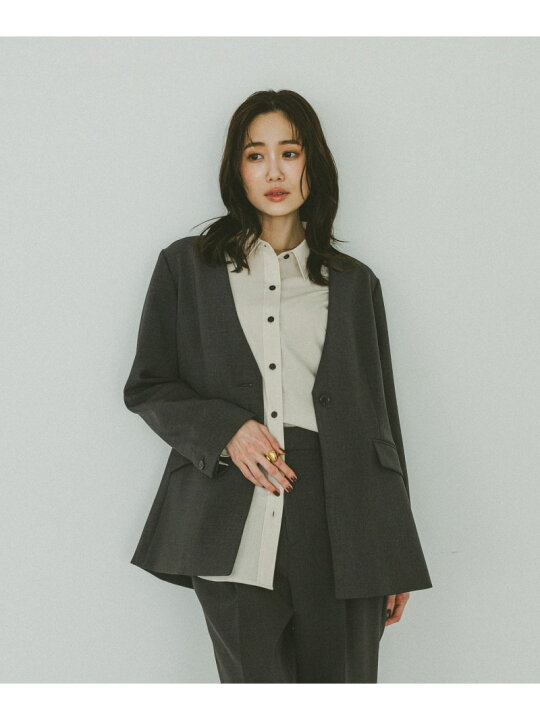 楽天市場】【SALE／50%OFF】ウツクシルエットWクロスジャケット/603985 