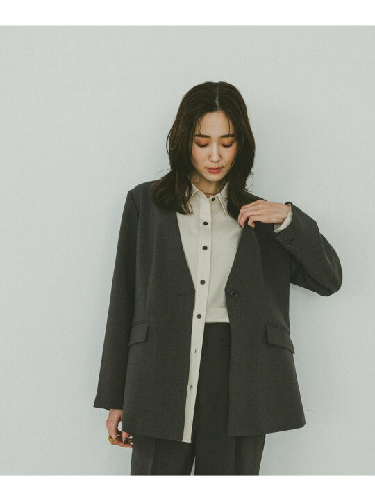 楽天市場】【SALE／50%OFF】ウツクシルエットWクロスジャケット/603985 