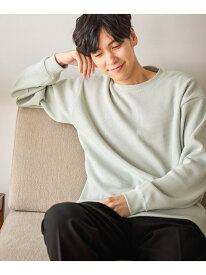 クリーンワッフルスウェット/598010 GLOBAL WORK グローバルワーク トップス カットソー・Tシャツ ブラック ホワイト グリーン ブラウン【送料無料】[Rakuten Fashion]