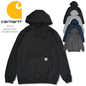 Carhartt �J�[�n�[�g �p�[�J�[ �����Y K121 �~�b�h�E�F�C�g �v���I�[�o�[ ���N�� �t�[�h �t�[�f�B �傫���T�C�Y MIDWEIGHT HOODED SWEAT