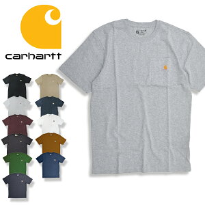 Carhartt �J�[�n�[�g T�V���c �����Y ����T�V���c ���[�N�E�F�A �傫���T�C�Y �|�P�b�g�t��T�V���c WORKWEAR POCKET S/S T-SHIRT K87