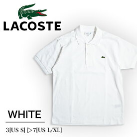 LACOSTE ラコステ ポロシャツ メンズ 半袖 鹿の子 L1212 CLASSIC FIT クラシックフィット フララコ