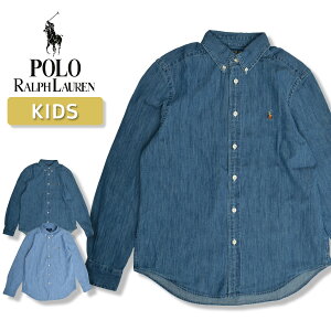 �y�L�b�Y�E�W���j�A�z�|���E�����t���[���� POLO RALPH LAUREN �V���c �f�j���V���c ���� �V�����u���[�V���c �����|�C���g �|�j�[�h�J 703283 713843 ONE POINT PONY DENIM SHIRT CHAMBRAY SHIRT