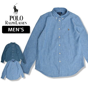 yYz|Et[ POLO RALPH LAUREN Vc fjVc  Vu[Vc |Cg |j[hJ 703283 713843 ONE POINT PONY DENIM SHIRT CHAMBRAY SHIRT
